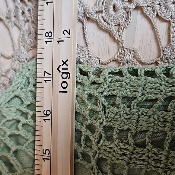 Vintage Croft & Barrow Crocheted Knit Tank Top - Picture 7 of 9